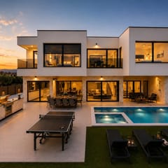 Modern Sea View Villa "Just Be Alive" with Private Pool, Jacuzzi & Gym, WiFi – Near Beach (Split/Trogir)