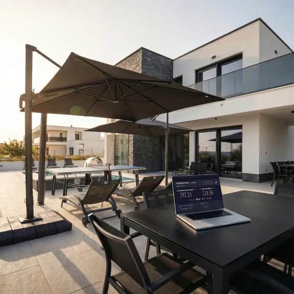Villa Just be Happy by Trawelltopia | (Whirl-) Pool, WiFi